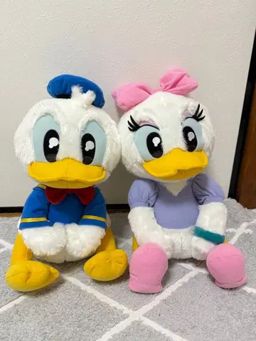 도널드 덕 & 데이지 덕 봉제 인형 2개