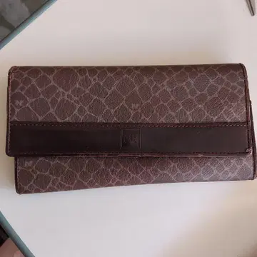 NINA RICCI 브라운 가죽 장지갑