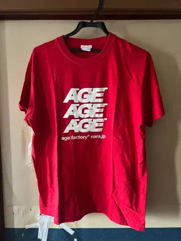 Age Factory 레드 T셔츠 M