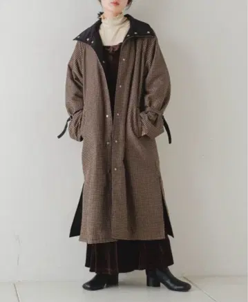 Kastane 베스트 포함 나일론 리버서블 코트