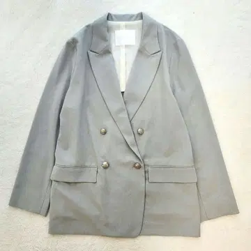 새상품급 RIVE DROITE 리브 드와 린넨 라이크 피크드 라펠 자켓