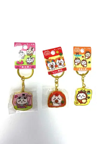 치이카와 (먼작귀) 지역 한정 히로시마 오카야마 키링 3개 세트