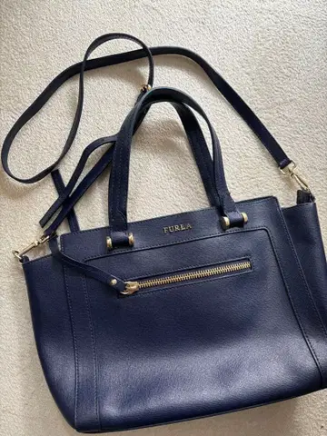 FURLA 네이비 핸드백 숄더