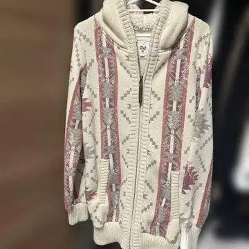 빌라봉 후드티 크림 핑크