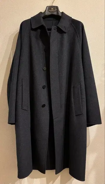 숏 비버 피니시 리버 멜톤 발라칼라 코트