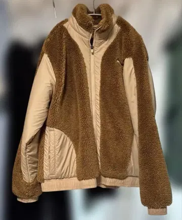 푸마 PUMA 플리스 자켓 L 카멜