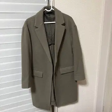 올리브 그린 롱 코트 S 사이즈