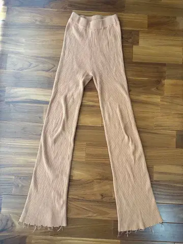 PERVERZE 리브 니트 팬츠