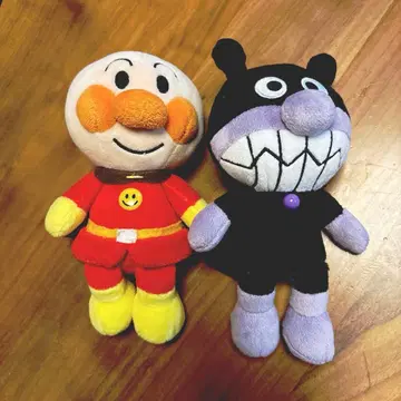 호빵맨 세균맨 봉제 인형 세트