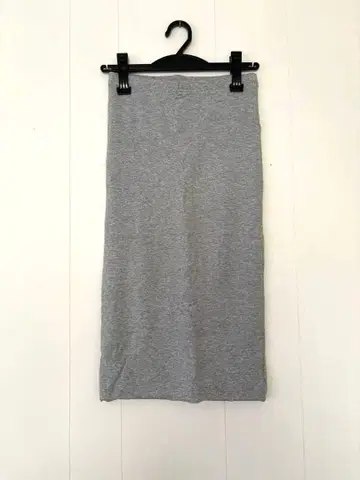 TOPSHOP 그레이 타이트 스커트