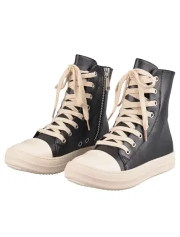 가죽 스니커즈 하이컷 GACKT TAUJAN VARTIX 릭