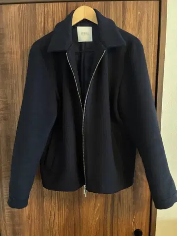 STUDIOUS 멜톤 숏 블루종 M 사이즈