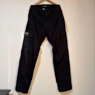 00s D&G 니트 절개 카고 팬츠 블랙 아카이브