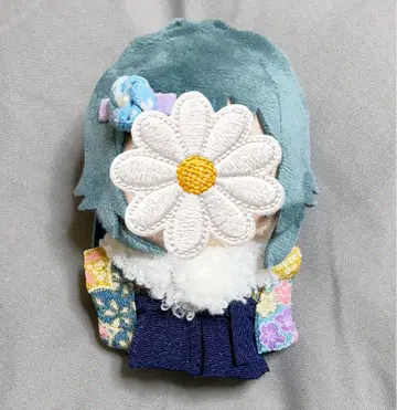 후리소데 하카마 블루 x 네이비 누이 의류 10cm