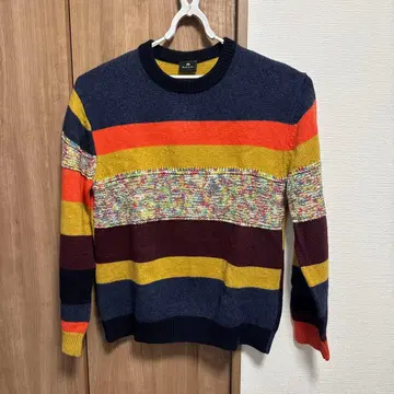 Paul Smith 멀티 컬러 스트라이프 니트 L
