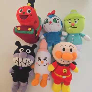 호빵맨 봉제 인형 6체 세트