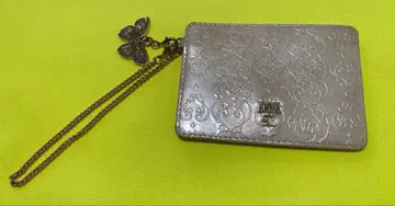 안나수이 로즈 하트 패스 케이스 베이지