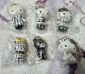 헬로키티 흑백 걸리시 시크릿 마스코트 참