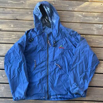 JANSPORT 후드 부착 나일론 자켓 네이비