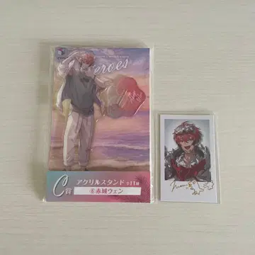 니지산지 해변의 집 아카기 웬 아크릴 스탠드 데뷔 폴라로이드