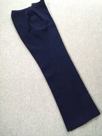 JANE MORE 울 니트 팬츠 다크 네이비 11호