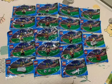 [미개봉] LEGO 레고 코카 콜라 오리지널 축구 컬렉션 19점