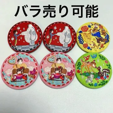 새상품 디즈니 반다이남코 자수 캔배치