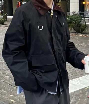 넥 코듀로이 블루종 AS0054 블랙