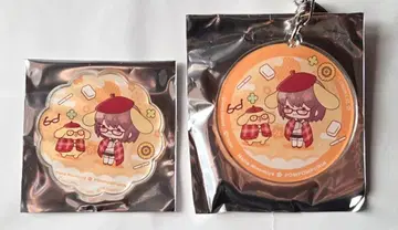 천애협녀 니노미야 하나 산리오 콜라보 아크릴 스티커 아크릴 키링