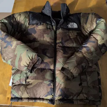 THE NORTH FACE 카모플라쥬 다운 자켓 S 눕시