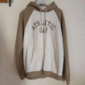 [ 새상품급 ] GAP 후드티 베이지/화이트 속기모