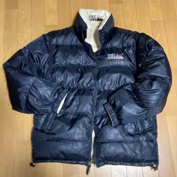 퍼스트 다운 다운 자켓 네이비