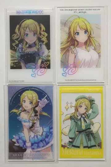 샤니마스 아이돌 마스터 하치미야 메구루 아크릴 카드