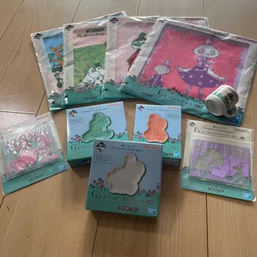 제일복권 무민 세트 (플레이트, 코스터, 타월)