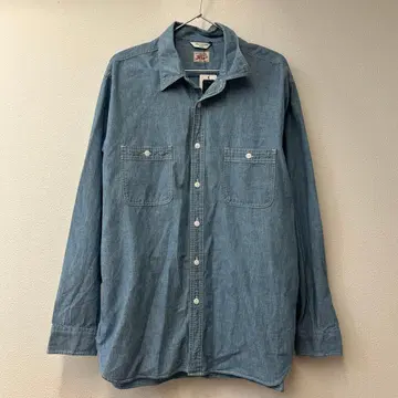 택 포함 새상품 어반 리서치 도어스 샴브레이 워크 셔츠 L