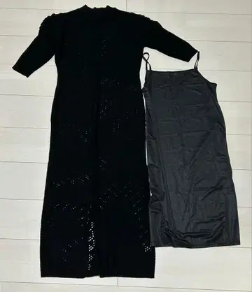 L'or 니트 원피스 페티코트 포함