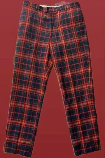 체크 무늬 슬랙스 TALON