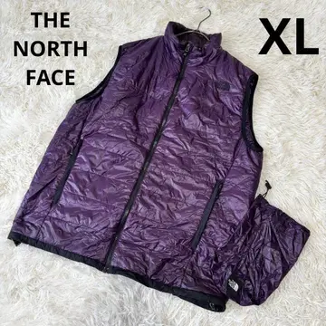 THE NORTH FACE 충전솜 베스트 퍼플 XL 플리마 로프트