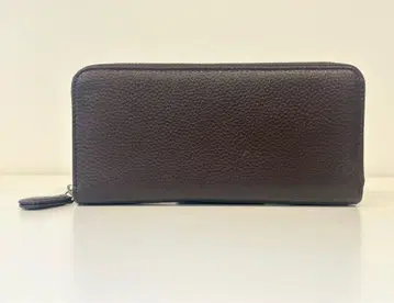 다크 브라운 가죽 장지갑