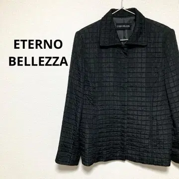 에테르노 벨레차 여성용 퀼팅 자켓 검정 블랙 일본제