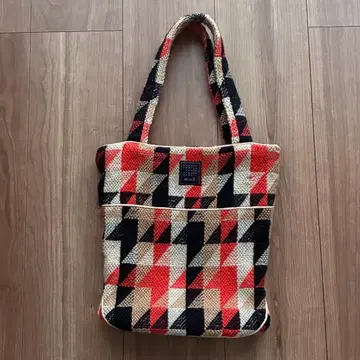 미나 페르호넨 모 100% 가을/겨울 토트백 텍스타일 오렌지