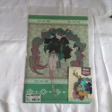 하츠네 미쿠 클리어 파일 아이스 키링 애니메이트 ACOS 2점