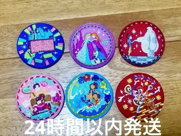 디즈니 캐릭터 자수 캔뱃지 6개 세트 24시간 이내 발송