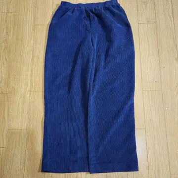 코듀로이 팬츠 네이비 파랑 이지 팬츠