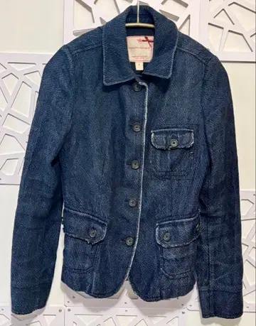 새상품급 바나나리퍼블릭 자켓 캐주얼 여성용 데님 컬러