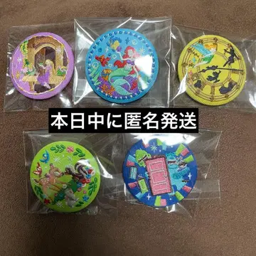 디즈니 자수 캔뱃지 캔뱃지 5종 세트