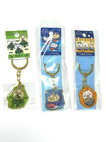치이카와 (먼작귀) 지역 한정 니가타 오키나와 카가와 키링 3종 세트