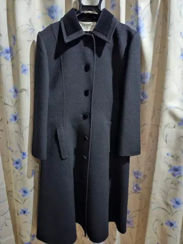 jun asinda 블랙 롱 코트 이탈리아제