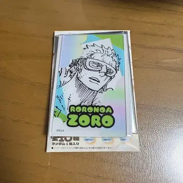 원피스 점프샵 스탠딩 클리어 카드 컬렉션 조로 2