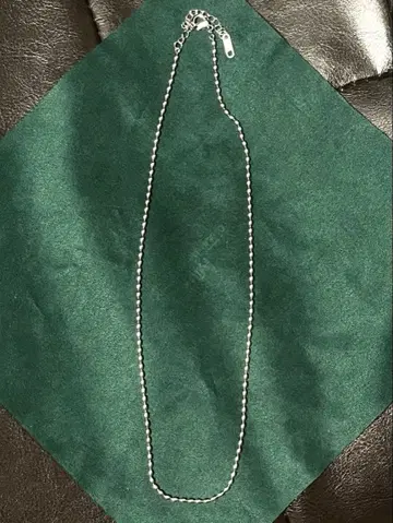 비즈 모양 링크 목걸이 약 45cm